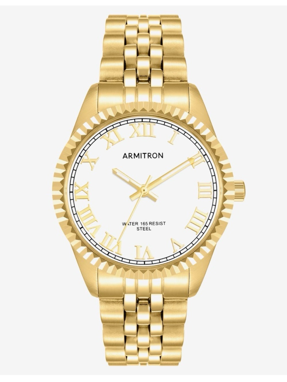 Armitron Gold and White womens Dress Bracelet Watch
